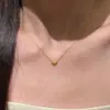 Acessórios de Colar Coração Quebrado em Gelo para Mulheres, com Design Único, Estilo Trendy Ins, Doce e Feérico, Corrente de Clavícula Exquisita