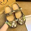 Zapatos de ballet con estampado de lunares estilo Ins, leopardo KT, accesorios para DIY, dijes de zapatos de moda y versátiles, hebillas decorativas para zapatos con agujeros