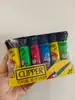 Encendedor Clipper Nylon Antiexplosión Electrónico Llama Directa A Prueba de Viento Creativo Moderno Recargable Desechable
