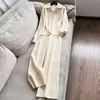 Conjunto de Dos Piezas para Año Nuevo 2026: Suéter Polo de Cuello Alto + Pantalones Rectos al por Mayor H08Ftz1894