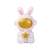 Luminária de Noite Criativa de Astronauta com Toque de Luxo, Ornamento de Mesa de Coelho Cartoon, Brinquedos para Venda Ambulante