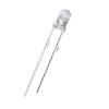 LED de destello de vela de luz amarilla transparente con cabeza redonda de 3 mm F3 pelo blanco luz de vela amarilla brillante Diodo LED