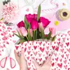 Wx223 Papel de Cópia Amor Dia dos Namorados 17g Doce de Presente Papel de Embrulho à Prova de Umidade Amor Vermelho Papel Neve
