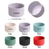 Manga de Copo Antiderrapante e Isolante Térmico Mais Vendida Transfronteiriça 7,5cm/9cm Base de Manga de Copo Universal Manga de Copo de Silicone Universal Personalização