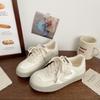 Zapatos casuales blancos combinables para mujer 2024 Nuevo Primavera y Otoño Nuevo Transpirable Suela Suave Estudiante Lindo Casual Zapatos de Tablero