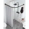 Cuarto de Ducha Integrado con Mampara de Separación Seco y Húmedo, Cuarto de Ducha de Baño para el Hogar Integrado, Cuarto de Ducha, Baño
