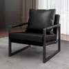 Nova Cadeira Sofá Individual de Ferro Forjado de Luxo Leve Cadeira para Sala de Estar Doméstica Quarto Cadeira Influenciador Cadeira de Café Moderna Cadeira de Negociação