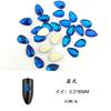 Acessórios para Unhas Strass Irregulares com Fundo Plano de Diamante para Unhas Lantejoulas para Unhas Cheias de Strass Vermelho Pequenos Acessórios Strass Irregulares