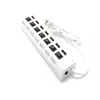 Hub USB de 7 Portas com Interruptor Independente Hub de 7 Portas com Interruptor Hub USB Um-Ponto-Sete para Computador