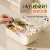Organizador de escritorio de gran capacidad para productos de cuidado de la piel para estudiantes, pinzas para el cabello de niños, ligas para el cabello y accesorios para el cabello