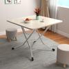 Mesa dobrável pequena apartamento mesa de jantar doméstica mesa de jantar simples casa de aluguel mesa de jantar portátil mesa quadrada ao ar livre mesa longa