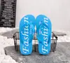 Chinelo de dedo masculino personalizado com estampa de logotipo para publicidade no comércio exterior, chinelo de EVA personalizado para hotel, chinelo de praia personalizado com impressão de logotipo.