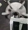 Aspas de Ventilador de Aluminio para Motor, Aspas de Ventilador de Disipación de Calor a Alta Temperatura para Motores Eléctricos, 18-22 25 30 40 45 Aspas de Ventilador de Cola de Aluminio