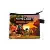 Monedero de Minecraft de Venta Caliente Transfronterizo, Mini Cartera Corta para Niños, Portallaves Portátil para Tarjeta de Acceso, Venta al por Mayor