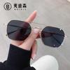 Gafas de sol metálicas decorativas Jamie 3545 con montura cuadrada personalizada y doble puente Se pueden equipar con lentes graduados anti luz azul