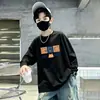Camiseta básica de algodón puro de manga larga, ropa infantil estilo primavera y otoño, camiseta interior para niños, top para niños, diseño de dibujos animados moderno para niños mayores