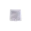 Caja de embalaje de plástico cuadrada transparente caja de almacenamiento de cosméticos y joyería caja de plástico para componentes electrónicos medalla conmemorativa