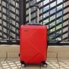 Maleta de Boda, Maleta de Dote para la Novia, Maleta con Ruedas para Viaje de Bodas, Maleta Grande Roja con Contraseña, Par