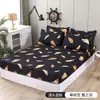 Sábana bajera ajustada antideslizante de seda helada transfronteriza para comercio exterior, protector de colchón de cobertura total para el hogar, dormitorio de estudiante, apartamento, disponible en varios tamaños