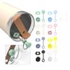 Tapa Antipolvo para Popote de Copa Stanley Transfronteriza 10mm Accesorios para Vaso Termo Stanley Tapón Antifugas Juego de 3 Piezas 40oz