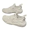 Sapatos Masculinos Transfronteiriços, Tênis Esportivos de Malha Fly-Woven, Sapatos Casuais Masculinos de Verão Leves com Solado Macio, Tênis de Corrida Respiráveis Modernos