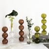 Vaso de vidro bolha coreano Wei Qian para casa, vaso hidropônico esférico, nicho para flores, decoração de móveis, ornamentos, adereços de fotografia