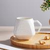 Taza de Cerámica Vaso para Agua Hogar Café Leche Porcelana Blanca Hombres y Mujeres Simple Nicho Ins Taza de Oficina