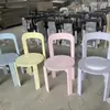 Silla de Comedor Nórdica de Madera Maciza Diseñador Pequeño Apartamento Uso Doméstico Silla Rey Celebridad de Internet Vintage Respaldo Simple Silla de Escritorio