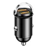 Puxador de Metal Pd30W Carregamento Super Rápido Carregador de Carro Invisível 66W Super Rápido Flash Charge 100 Carregador de Carro