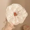 Elástico de Cabelo de Veludo Scrunchie Corda de Cabelo Suave para Mulheres 2026 Novo Estilo Elástico Não Danifica Florido
