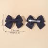 Traje de pinza de mariposa a rayas para niños europeos y americanos, ribete de tela para niñas, lindo clip lateral de princesa, accesorios para el cabello vintage 3691