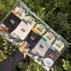 Meias Esportivas de Algodão Qianzufang para Homens, Meias Desodorantes, Meias Masculinas, Meias de Algodão com Renda Feitas à Máquina Tudo-em-Um, 26 Outono/Inverno