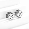 Pendientes Franceses Simples y de Alta Gama de Acero de Titanio con Forma de Corazón, Pequeños, Exquisitos y Modernos, Nuevos Pendientes Versátiles de Metal Brillante