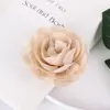 En stock Estilo coreano hecho a mano flor perla flor de gasa tela de flor flor DIY ropa tocado accesorios de ropa 42 colores