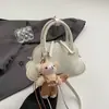 Bolso Estética Retro Primavera Mujer 2025 Nuevo de Moda Coreano Bandolera Bolso Bowling Cruzado Casual Bolso Concha