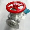 Brida de Acero Inoxidable con Revestimiento de Flúor Hecha a Medida No Estándar Válvula de Diafragma con Revestimiento de Flúor Válvula Manual Eléctrica Fabricante Estándar Británico Estándar Nacional Neumático