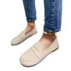 Comercio Exterior Transfronterizo Zapatos Planos Casuales Tallas Grandes Cómodos Suela Suave Atuendo de Moda Zapatos Perezosos de Un Paso Boca Baja para Mujer