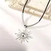 Conjunto de Três Peças de Brincos Redondos Grandes e Gargantilha, Estilo Exagerado com Textura Martelada e Bolinhas, Popular na Europa e América, Sucesso de Vendas Transfronteiriço, Elegante e Sofisticado