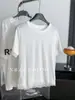 2026 Verão Novo Estilo Coreano Doce Renda Patchwork Floral Manga Curta Fina Modelagem Solta Emagrecedor Confortável Versátil Camiseta