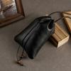 Bolso Bandolera con Cordón de Piel Genuina para Niñas, Bolso para Teléfono Móvil y Cosméticos, Funda para Taza de Agua de Viaje al Aire Libre Universal y Moderna
