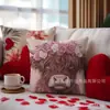 Atacado Dropshipping Transfronteiriço 26 Almofadas Dia dos Namorados, Capas de Almofada Decorativas Atmosfera Festiva, Almofadas Estampadas com Coração de Amor