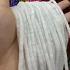 2*4mm Ângulo Reto Cristal Branco Corte Reto Ágata Pedra Natural DIY Contas Planas Contas Espaçadoras Contas Soltas Produto Semi-acabado Acessórios para Joias