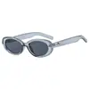 Gafas de sol de estrella ovaladas, las mismas que la celebridad de Internet Jennie, nuevas gafas de sol 2023, estilo coreano, gafas de sol con protección UV