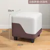 Banqueta pequena para casa sala de estar mesa de centro banqueta de sofá luxo leve madeira maciça banquinho pequeno confortável para sentar por muito tempo banquinho baixo banqueta resistente para trocar de sapatos