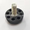 Patas de Plástico Redondas de 30 mm-M8 con Ocho Agujeros, Antideslizantes, Ajustables, Patas de Mueble Ajustables, en Stock del Fabricante