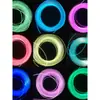 Diâmetro 1mm Fibra Óptica Guiadora de Luz Ultrafina Transparente Macia Tira Guiadora de Luz de Corpo Inteiro Ultra Brilhante Fio Luminoso de Fone de Ouvido Cabo de Dados