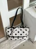 Bolso de lunares con diseño de nicho estilo coreano, bolso de hombro tipo tote de gran capacidad, moderno y versátil, bolso de alta gama para el día a día, transfronterizo