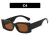 Kedun Gafas de Sol Cuadradas Estilo Europeo y Americano de Montura Estrecha y Ala Ancha 2024 Nuevo Modelo Gafas de Sol Personalizadas Gafas de Sol de Moda Ins de Alta Gama