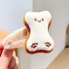 Pinza para el Cabello de Muñeco Animal de Peluche Divertido y Lindo para Niños con Flequillo y Pinza Lateral Accesorios para el Cabello de Dibujos Animados de Niña Pequeña