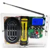 Kit de radio FM digital recargable para armar con amplificador, kit receptor de transmisión de campus, buena señal